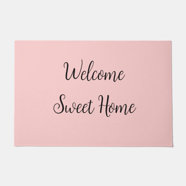 Realtor welcome home housewarming add your name te fußmatte (Vorderseite)