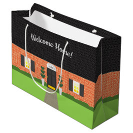 Realtor Welcome Zuhause Brick Neue Zuhause Große Geschenktüte