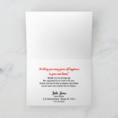 Realtor Welcome Zuhause Dankeschön Karte (Innenseite)