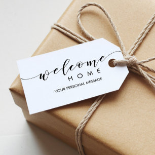 Realtor Welcome Zuhause Gift Tags für die Erwärmun Geschenkanhänger