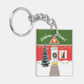 Realtor Welcome Zuhause Holiday New Zuhause Schlüs Schlüsselanhänger (Vorderseite links)