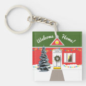 Realtor Welcome Zuhause Holiday New Zuhause Schlüs Schlüsselanhänger (Vorderseite)