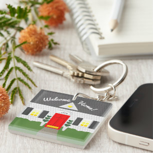 Realtor Welcome Zuhause Niedlich New Zuhause Schlü Schlüsselanhänger