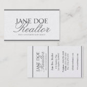 Realtor-wirkliche Visitenkarte (Vorne/Hinten)