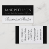 Realtor-wirkliches Visitenkarte (Vorne/Hinten)