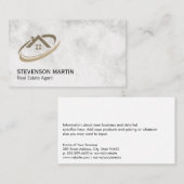 Realtor-Zuhause-Logo Visitenkarte (Vorne/Hinten)