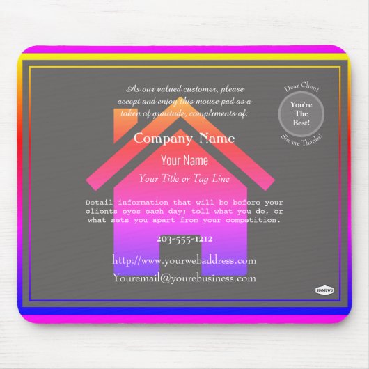 Realtors Promotional Mouse Pad - HAMbyWG Mousepad (Vorne)