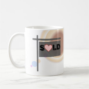 Realtors VERKAUFTEN Zeichen-Tasse Kaffeetasse
