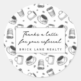 Realty dank eines neuen Referendums Runder Aufkleber