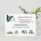 Realty Office - Einladung zur Eröffnung (Stehend Vorderseite)