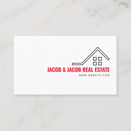 Realty Real Anwesen Visitenkarte (Vorderseite)