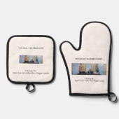 #REALUSAPRESIDENT #CELEBRITY #DR #ISHAHLAURAH OFENHANDSCHUH & Topflappen-Set (Vorderseite)