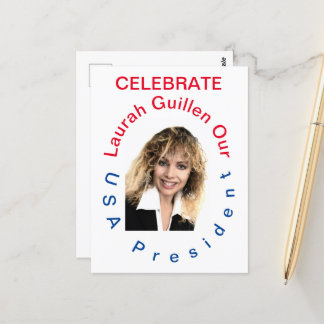 #REALUSAPRESIDENTLAURAHGUILLEN POSTKARTE