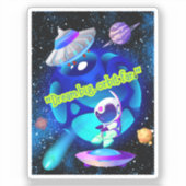 REAMING ORBIT WEIT AUFKLEBER (Vorderseite)