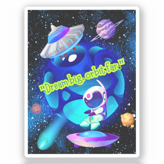 REAMING ORBIT WEIT AUFKLEBER (Vorderseite)