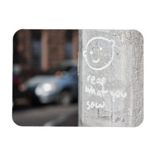 Reap What You säen New York City Graffiti Foto NYC Magnet