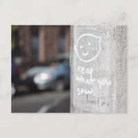 Reap What You säen New York City Graffiti Foto NYC