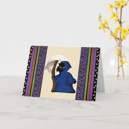 Reaper Kitty Karte (Gelbe Blume)