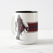 ReaperCon 2019 - Blut-Wolf-Tasse Zweifarbige Tasse (Vorderseite Links)