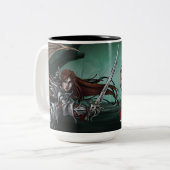 ReaperCon 2019 - Kaffee-Tasse (groß) Zweifarbige Tasse (Vorderseite Links)