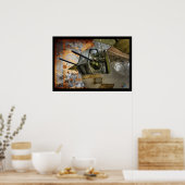 Rear Gunner Turret - Liberator B24 Poster (Küche)