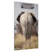Rear view of elephant klemmbrett (Rechts)