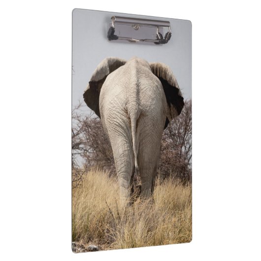 Rear view of elephant klemmbrett (Rechts)