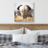Rear view of elephant leinwanddruck (Insitu (Schlafzimmer))