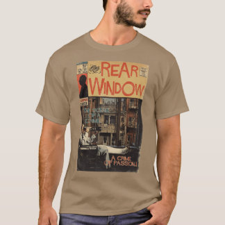 Rear Window Alfred Hitchcock Comic-Book-Fan-Art vi T-Shirt