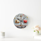 Reason and Emotion Wall Clock Runde Wanduhr (Zuhause)