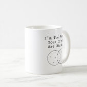 Reason Your Grades Are Rising Math Teacher Kaffeetasse (VorderseiteRechts)