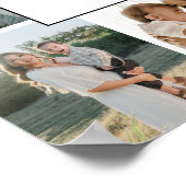 Reasons We Love You Mum Photo Grid Collage Poster (Ecke)