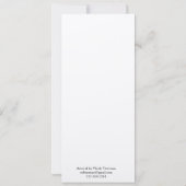 Reb Nachman's Prayer 4" x 9,25" Karte mit Umschlag (Rückseite)