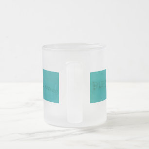 Reb Zalmans Segen auf einem Wasser-Behälter Mattglastasse