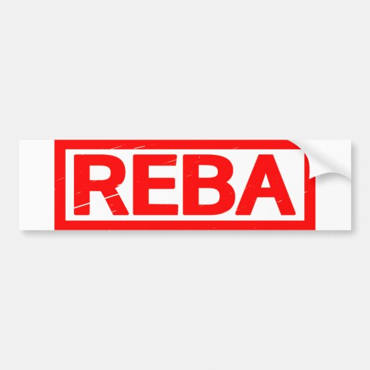 Reba Briefmarke Autoaufkleber (Vorne)