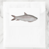 Reba Carp Rechteckiger Aufkleber (Tasche)