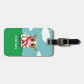 Reba die Kuh Gepäckanhänger (Vorderseite horizontal)