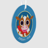 Reba die Kuh Ornament (Vorderseite)