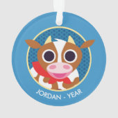 Reba die Kuh Ornament (Rückseite)