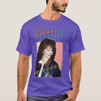 Reba McEntire Vintag 80er Style Fan Design T-Shirt