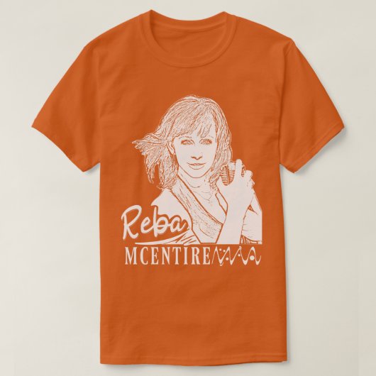 Reba mcfull 80er Music T-Shirt (Design vorne)