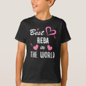 Reba Name, Best Reba in der Welt T-Shirt (Vorderseite)