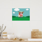 Reba the Cow Poster (Küche)
