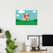 Reba the Cow Poster (Heimbüro)