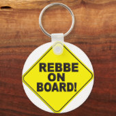 Rebbe an Bord Schlüsselanhänger (Vorderseite)