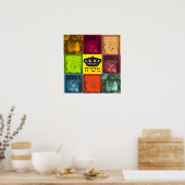 Rebbe Pop Art Poster (Küche)