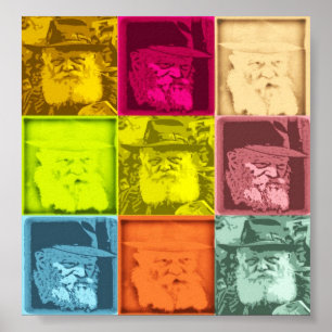Rebbe Pop Art Poster