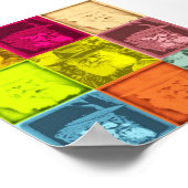 Rebbe Pop Art Poster (Ecke)