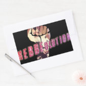 Rebbe Revolution Rechteckiger Aufkleber (Umschlag)