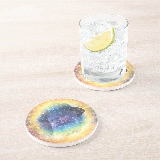 Rebbe Sandstein Untersetzer (Seite)